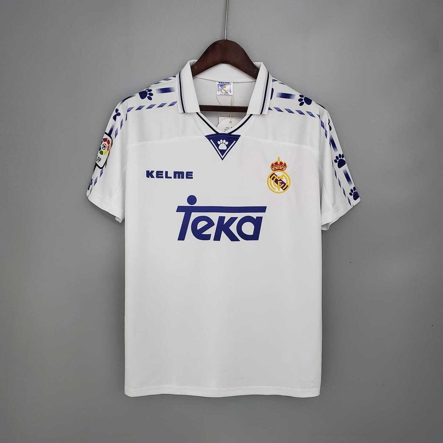 Real Madrid 1996-97 Retro Home Jersey [Pre-paid Only]