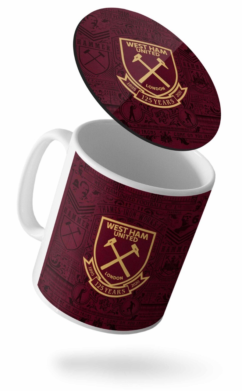 West Ham United Maroon Mug (Microwave and Dishwasher Safe)