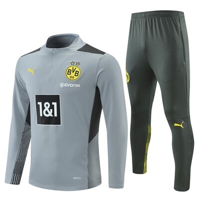 BVB/Borussia Dortmund Training Suite - Gray and Black