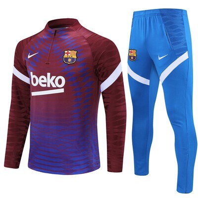 Barcelona Training Suite - Maroon and Blue