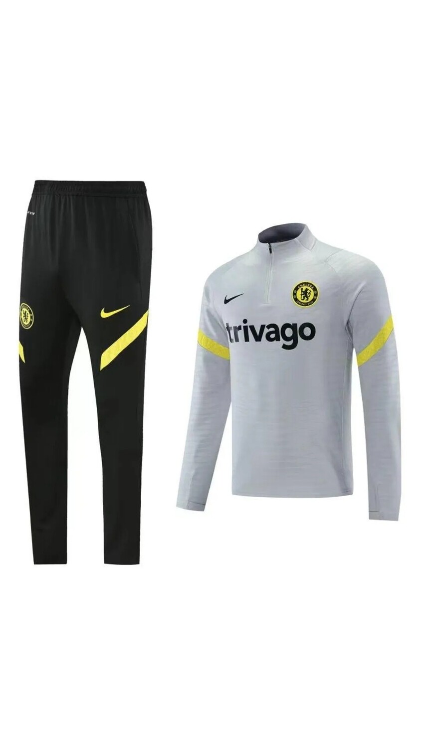 Chelsea Training Suite - Gray and Black