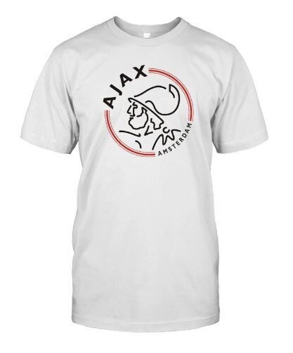 Ajax White Logo Crew Neck T-Shirt