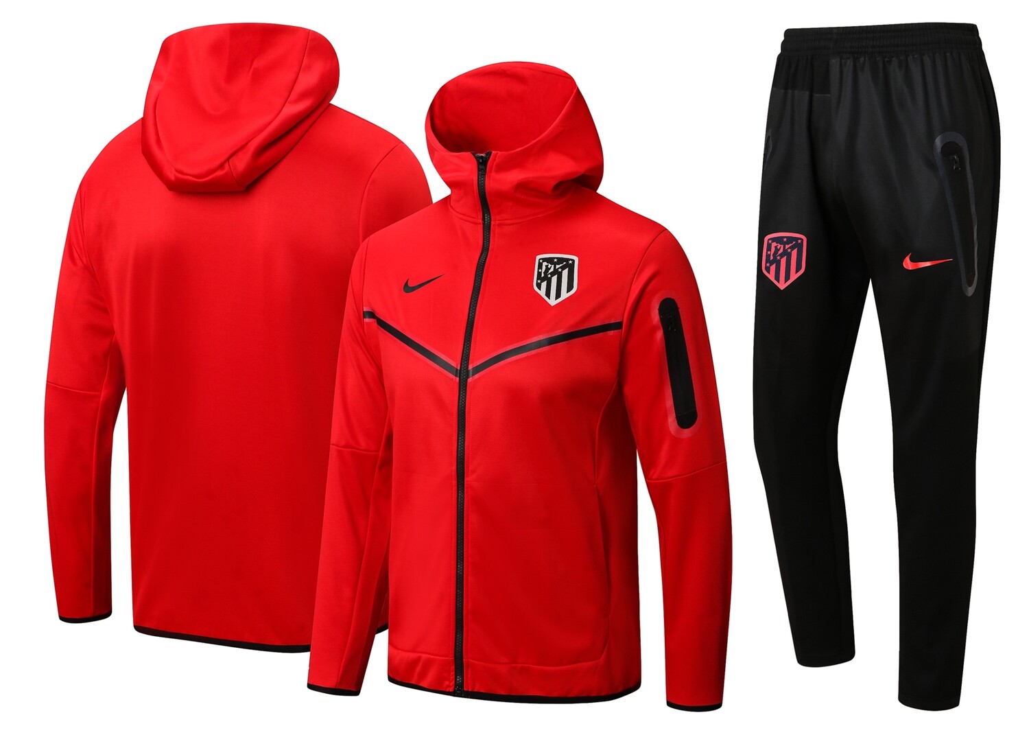 Atletico Madrid Red Hooded Suit 2022-23