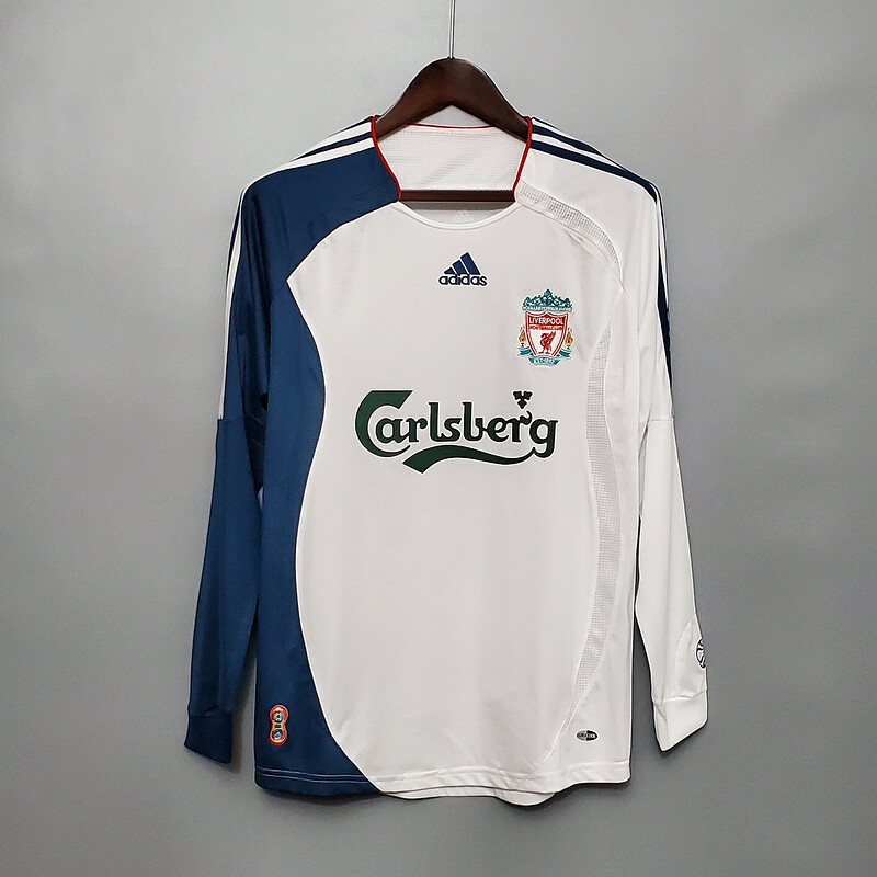 Liverpool 2006-07 Away [Long/Full Sleeves] Retro Jersey