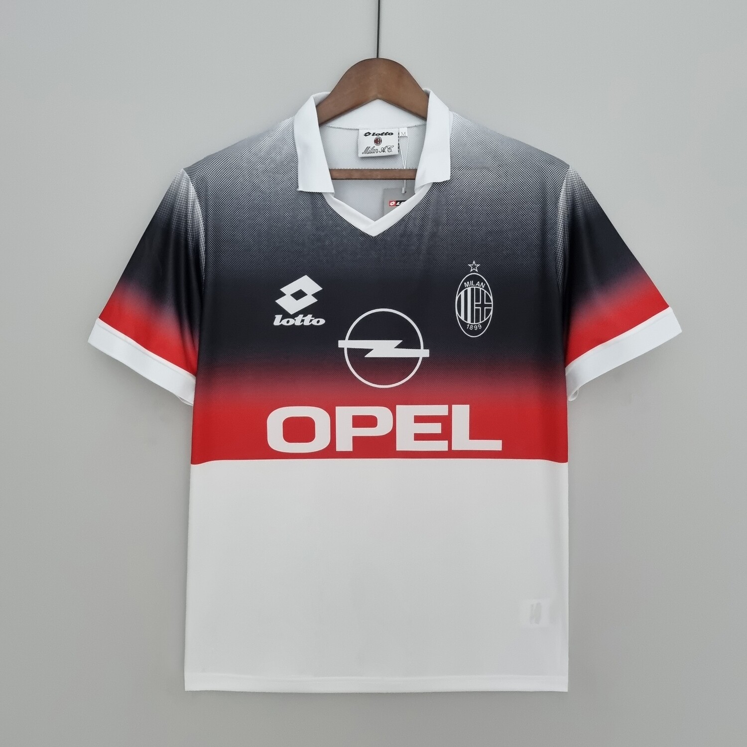 AC Milan 1995-96 Training [White] Retro Jersey