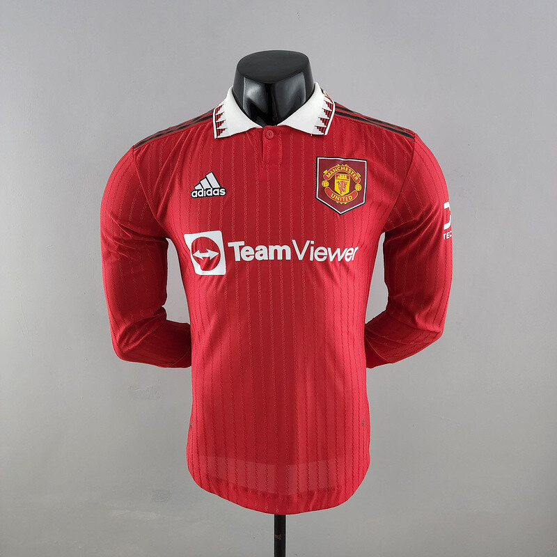 Manchester United Home [Player] Long Sleeves 2022-23