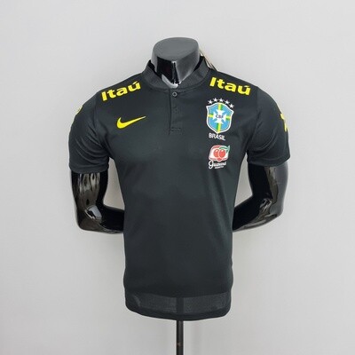 Brazil Henley Polo - Black Edition