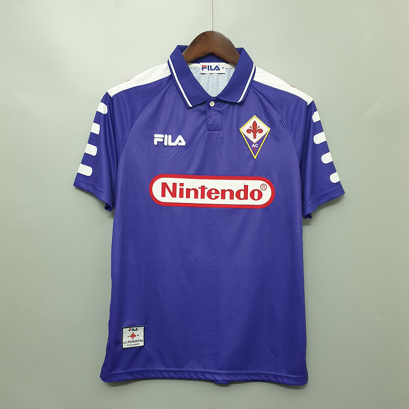 Fiorentina 1998 Home Retro Jersey [PRE-PAID ONLY]