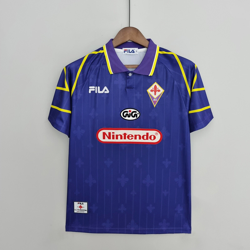Fiorentina 1997-98 Home Retro Jersey [PRE-PAID ONLY]