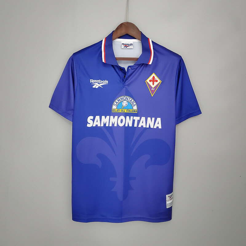 Fiorentina 1995-96 Home Retro Jersey [PRE-PAID ONLY]