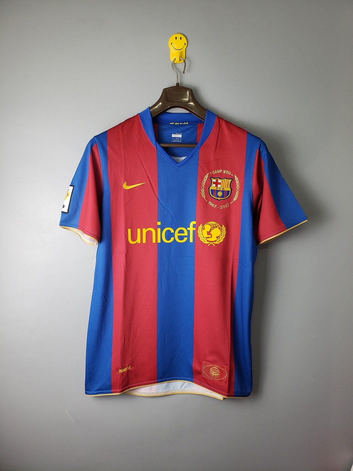 Barcelona Home 2007-08 Retro Jersey [PREPAID ONLY]