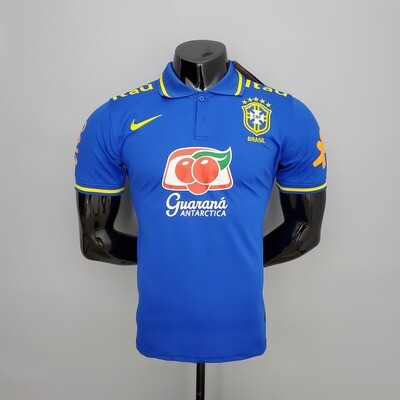 Brazil Blue Polo T-Shirt
