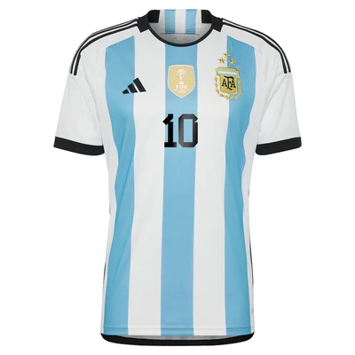 Argentina Home Messi 10 Jersey (3 Stars)