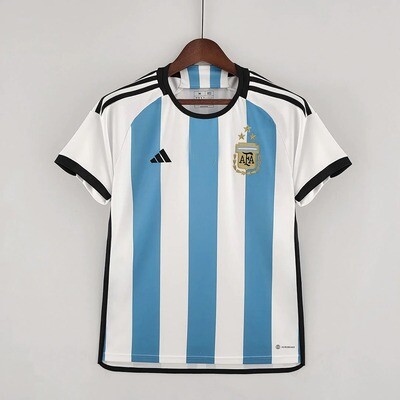 Argentina Home 3 Stars Jersey 2022-23