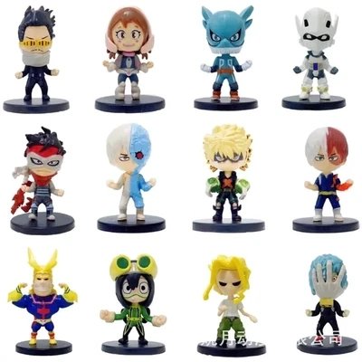 My Hero Academia Mini Action Figures - Set Of 12