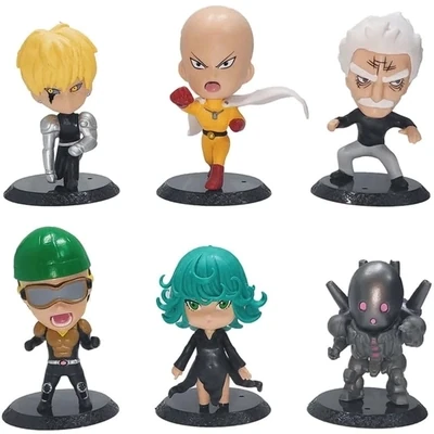One Punch Man Action Figure - Set of 6 - Height 10cm