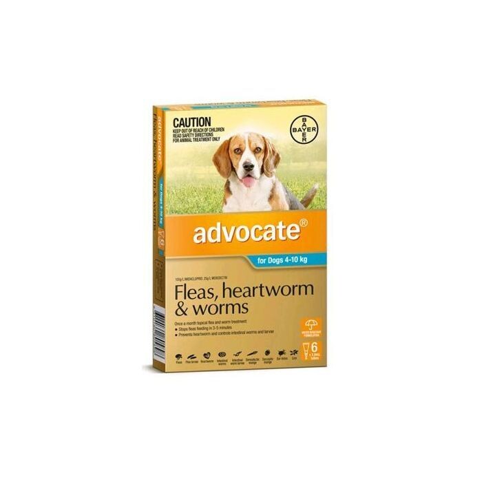 Advocate Medium Dog (6 Pack) 4-10kg