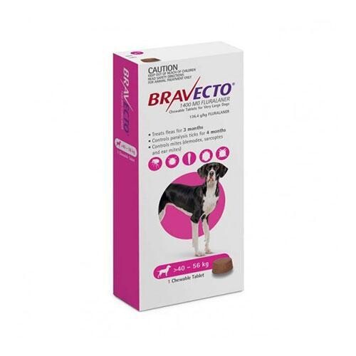 Bravecto 40-56kg 1 Tab PURPLE