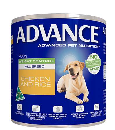 Advance Dog Tin Weight Control 700g