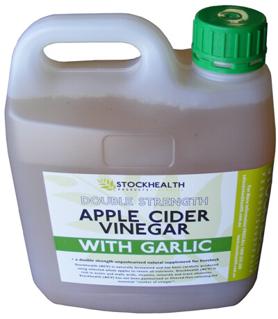 Apple Vinegar Dbl Strength W/Garlic 5Lt