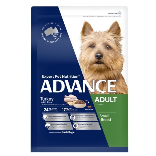 Advance Dog Sm Breed Turkey &amp; Rice 3kg