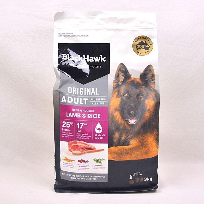 BlackHawk Adult Lamb and Rice 3kg BlackHawk Adult Lamb and Rice 3kg