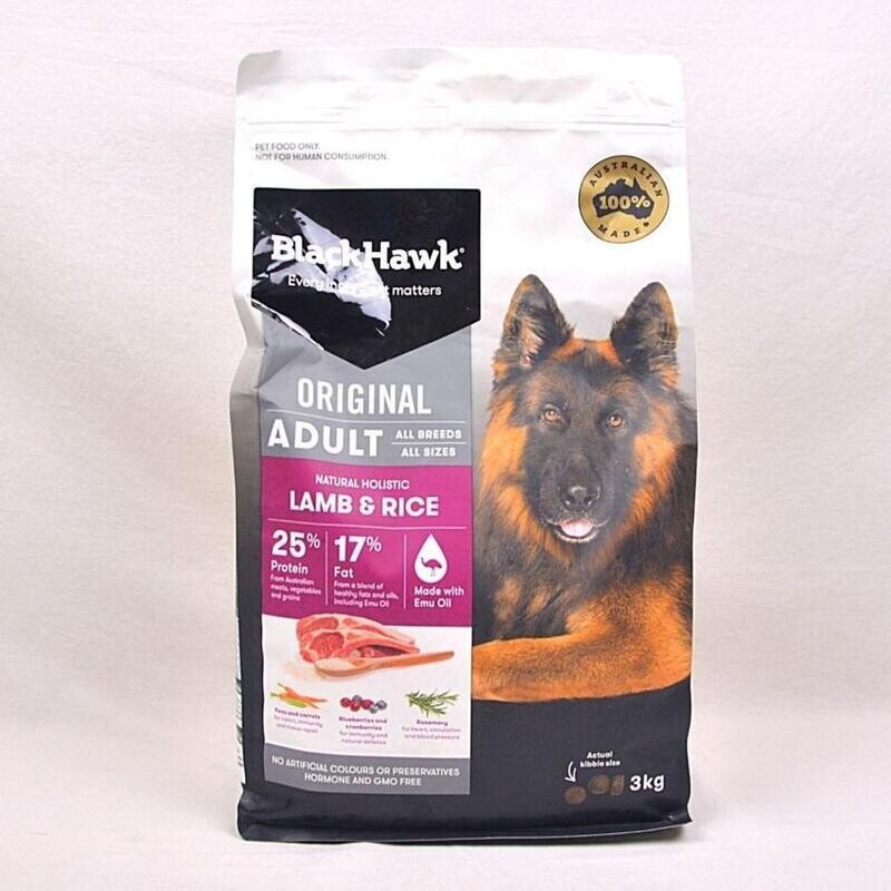 BlackHawk Adult Lamb and Rice 3kg