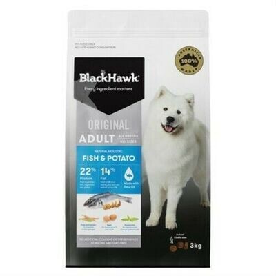 BlackHawk Adult Fish and Potato 3kg