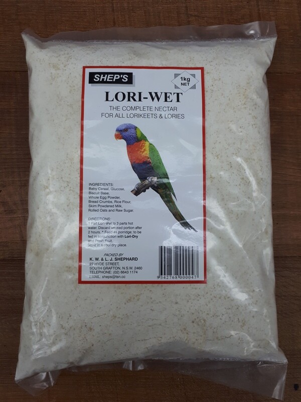 Lorikeet Mix Wet 1kg