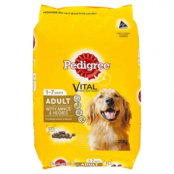 Pedigree Mince &amp; Veg 20kg