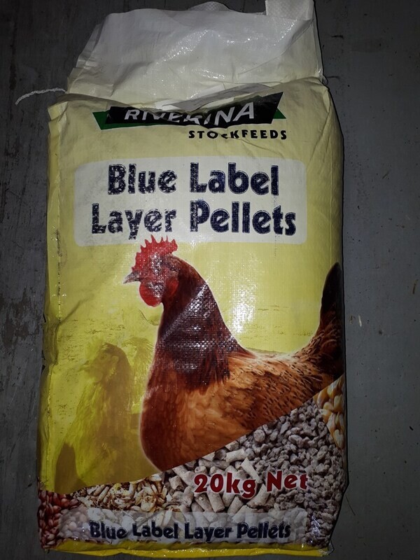 Riverina Blue Label Layer Pellet 17% 20kg