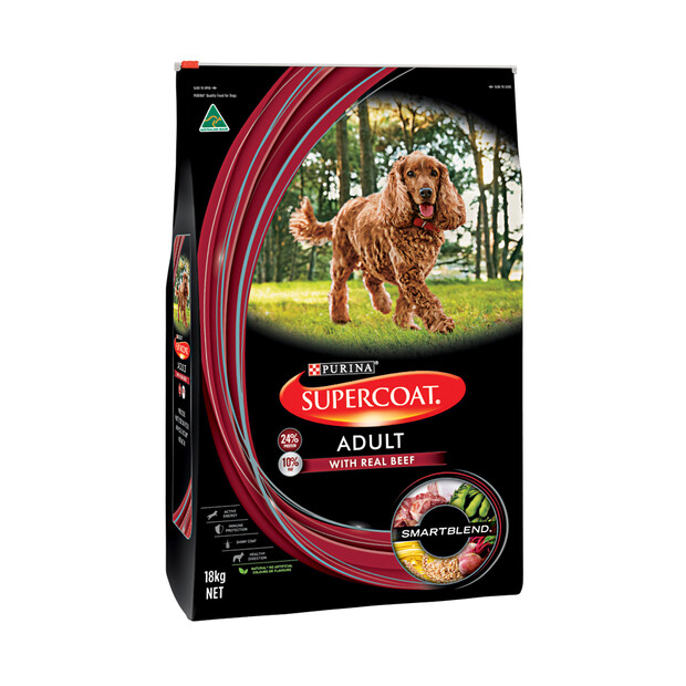 Supercoat Adult Beef Dog 18kg