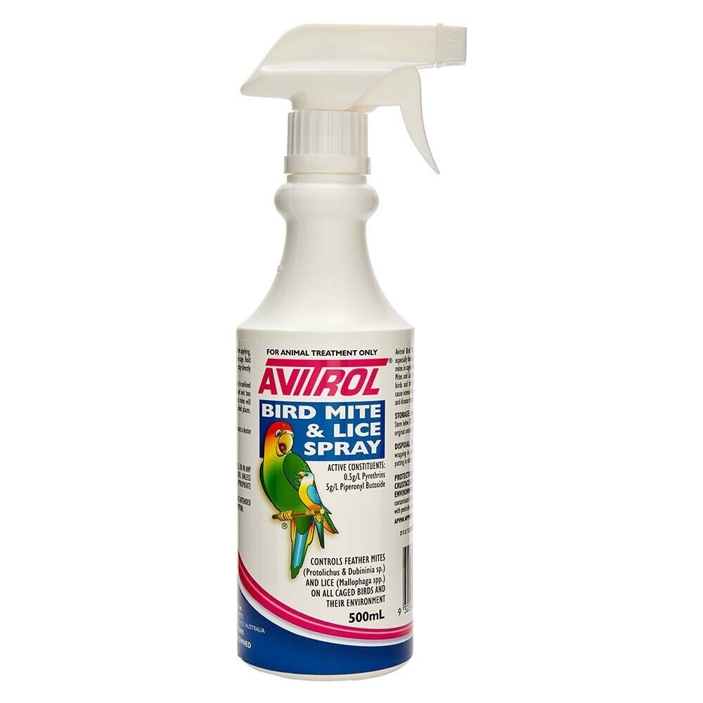 Avitrol Bird mite &amp; lice spray 500ml