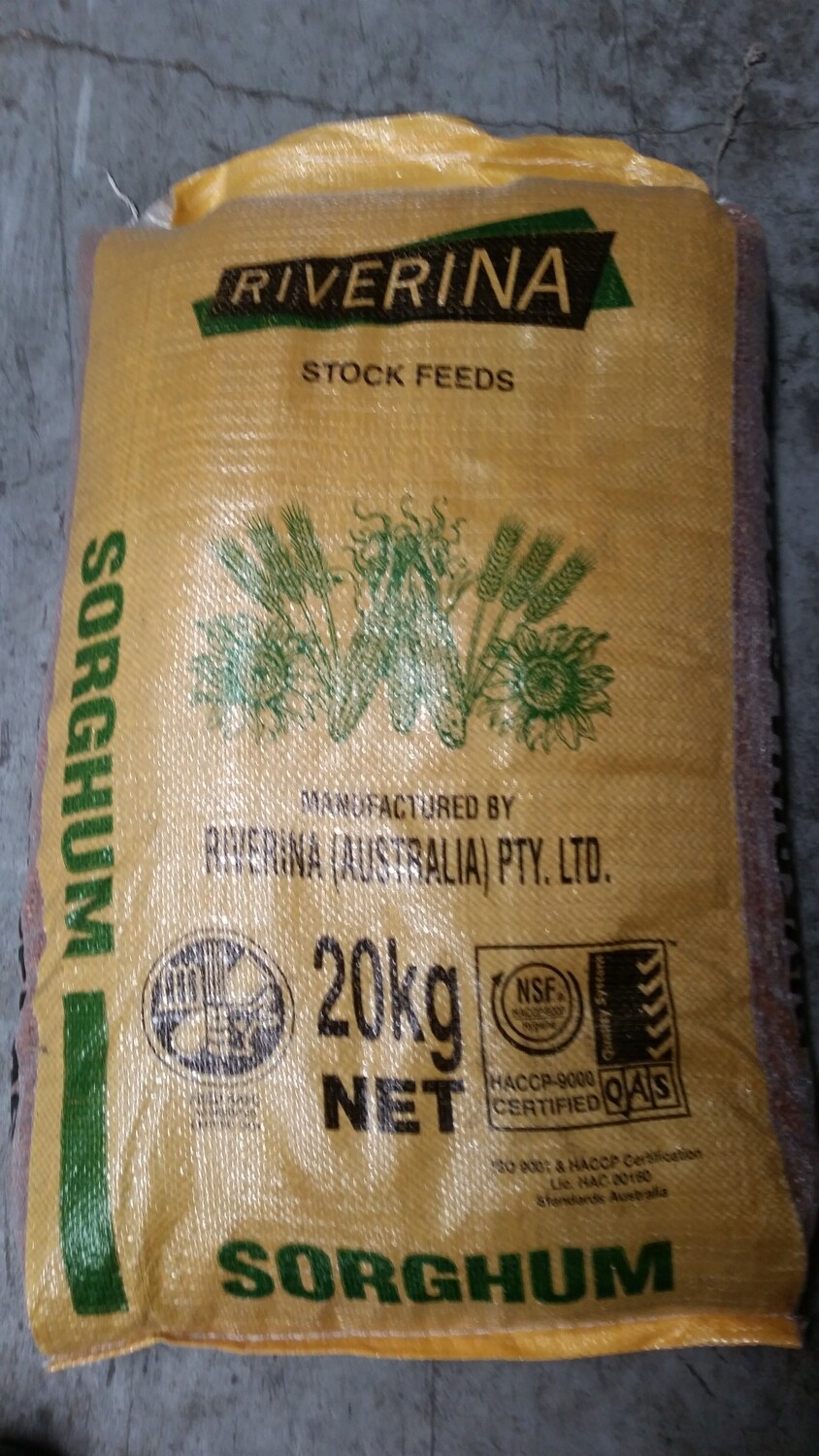 Riverina/Avigrain Sorghum Whole 20kg
