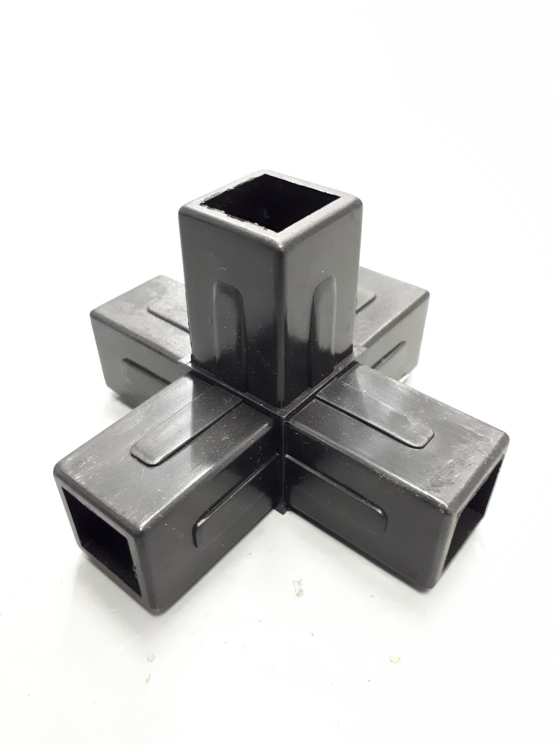 ALUM SQUARE TUBE 25mm 5-way Black