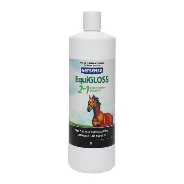 EquiGloss 2 in 1 Shampoo 1L VETSENSE