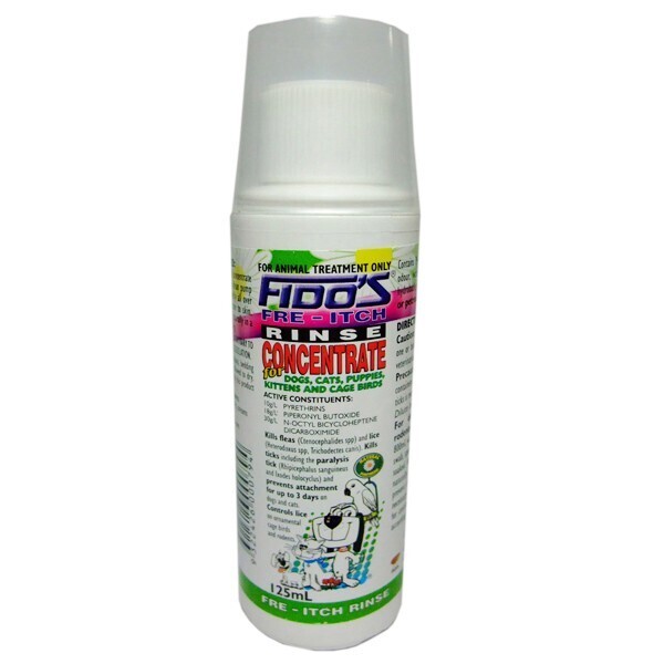 Fido&#39;s Flea/TickConcentrate Rinse 125ml