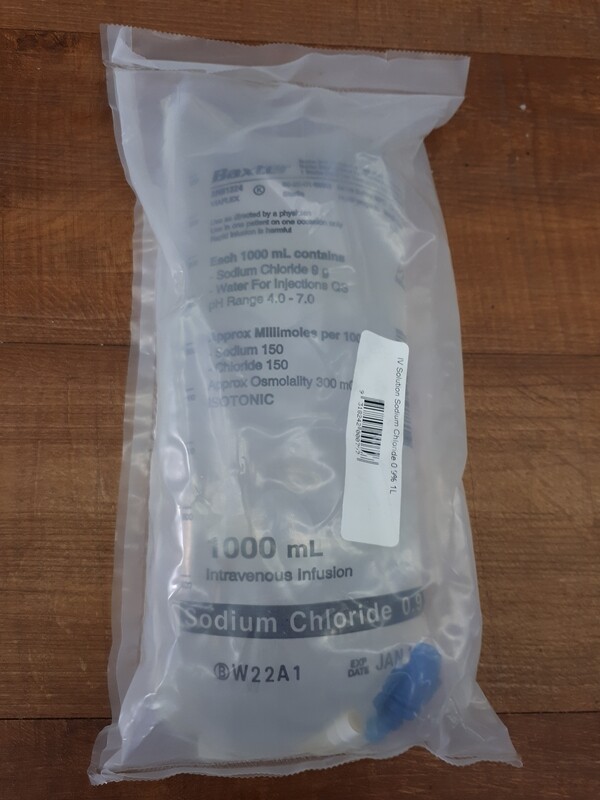 IV Solution Sodium Chloride 0.9% 1L Bottle