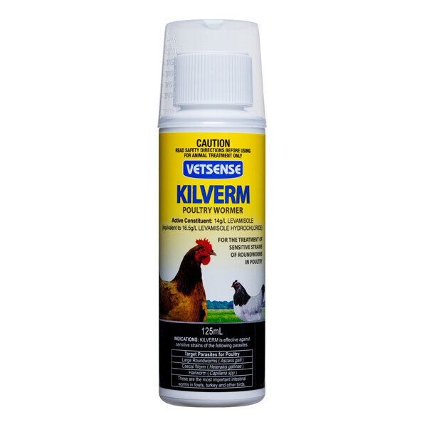 Kilverm Poultry Wormer 125ml