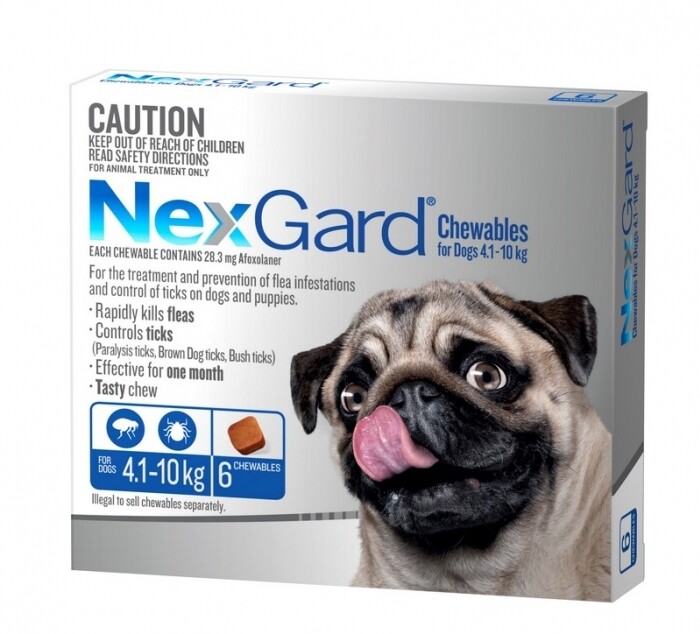 NexGard for Dogs 6s 4.1-10kg