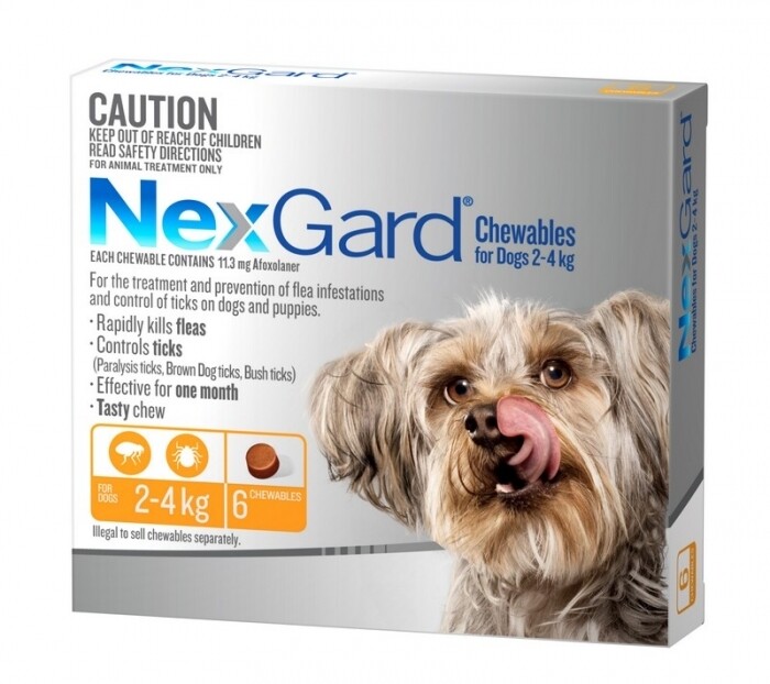 NexGard for Dogs 6s 2-4kg