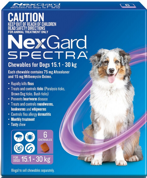 Nexgard Spectra 15.1 - 30kg 6 Pack