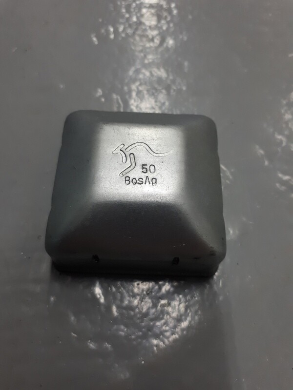 Post Cap Square 50mm Gal