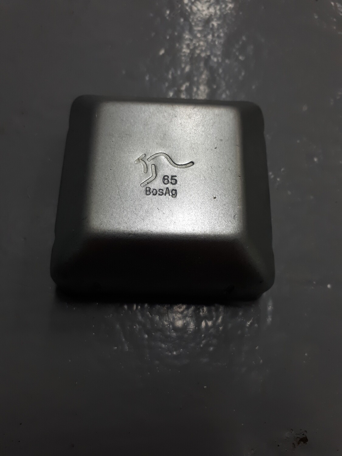 Post Cap Square 65mm Galv