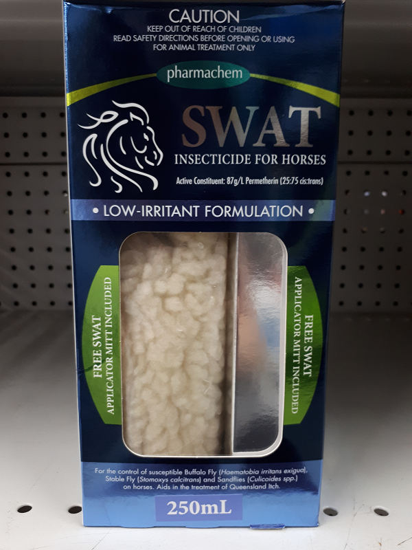 SWAT INSECTICIDE FOR HORSES 250ML