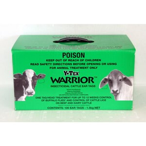 Warrior Ear Tags (100) - One Tag/Head
