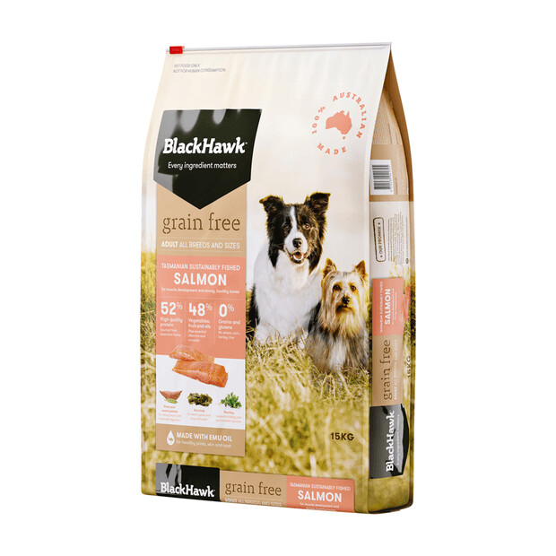 BlackHawk Adult GRAIN FREE Salmon 15Kg