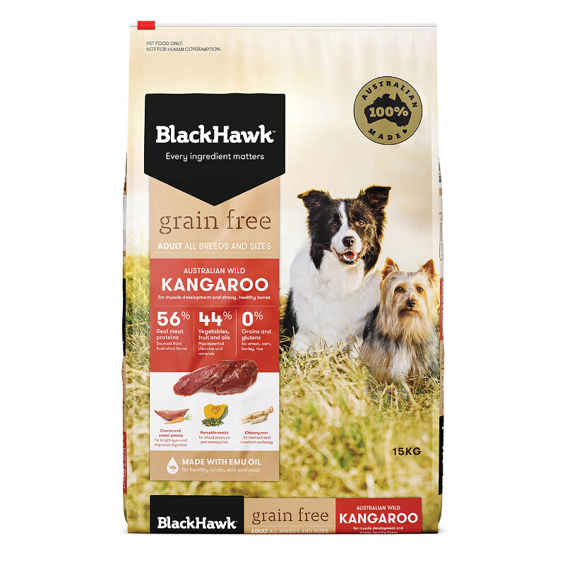 BlackHawk Adult GRAIN FREE Roo 15Kg