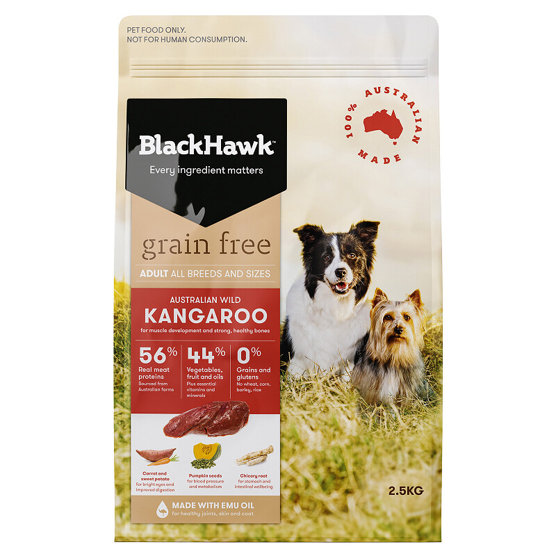 BlackHawk Adult GRAIN FREE Roo 2.5Kg