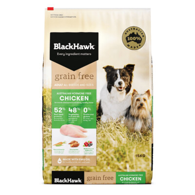 BlackHawk Adult GRAIN FREE Chicken 15Kg